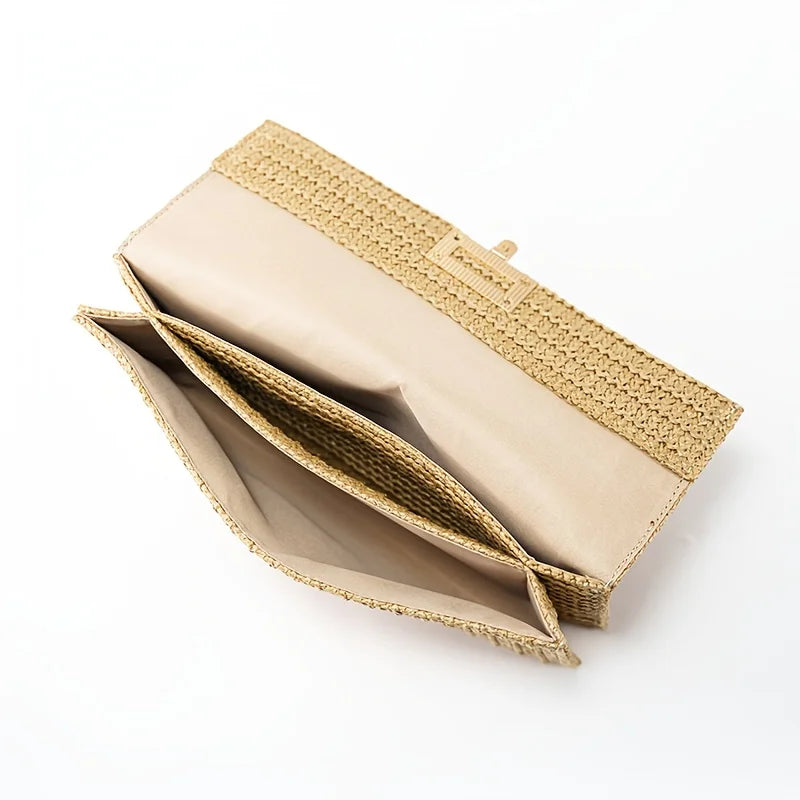 Bolsa de Mão em Palha Yolanda