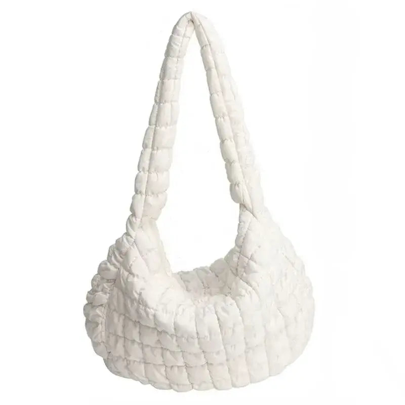 Bolsa de Ombro Acolchoada Feminina Lola Branco