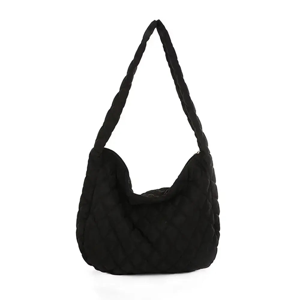 Bolsa de Ombro feminina Acolchoada preta