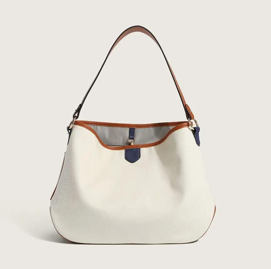 Bolsa de Ombro Feminina Defatti Marfim