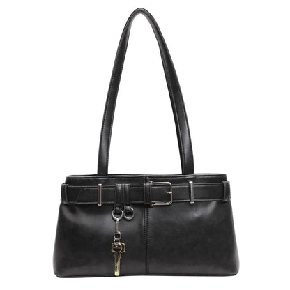 Bolsa de Ombro Retro Brooklyn Preto