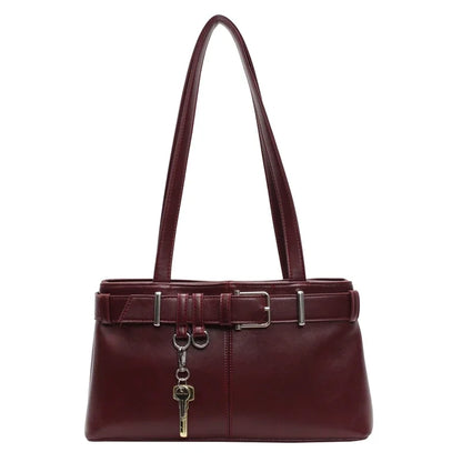 Bolsa de Ombro Retro Brooklyn Vinho