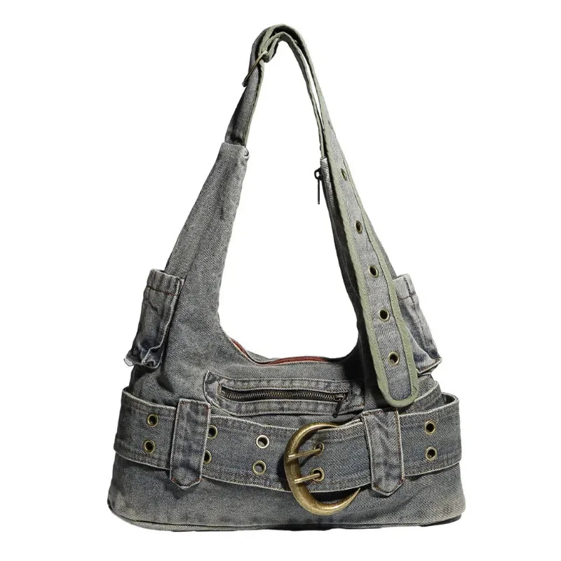 Bolsa de Ombro Vintage Jeans Khari