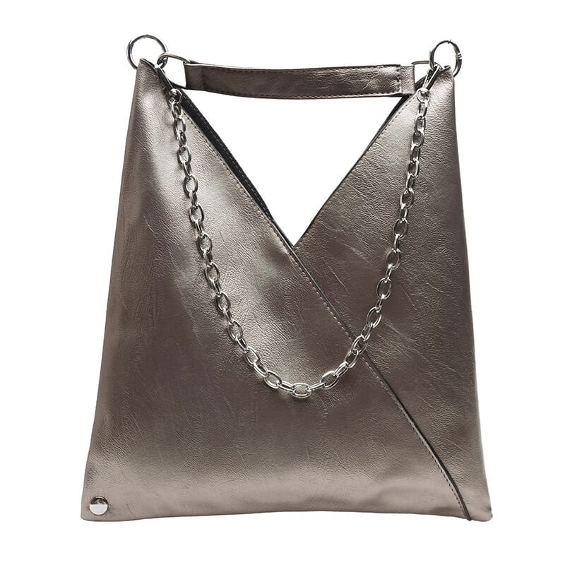 Bolsa de Ombro com Corrente Alure Prata