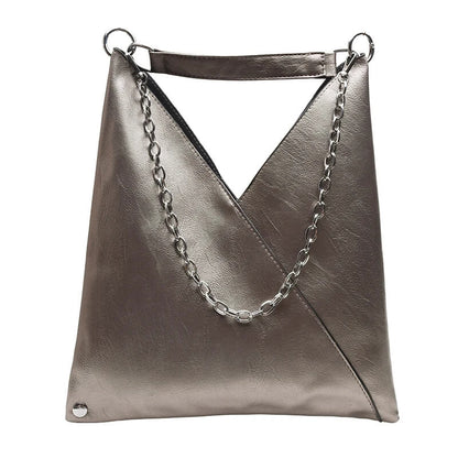 Bolsa de Ombro com Corrente Alure Prata