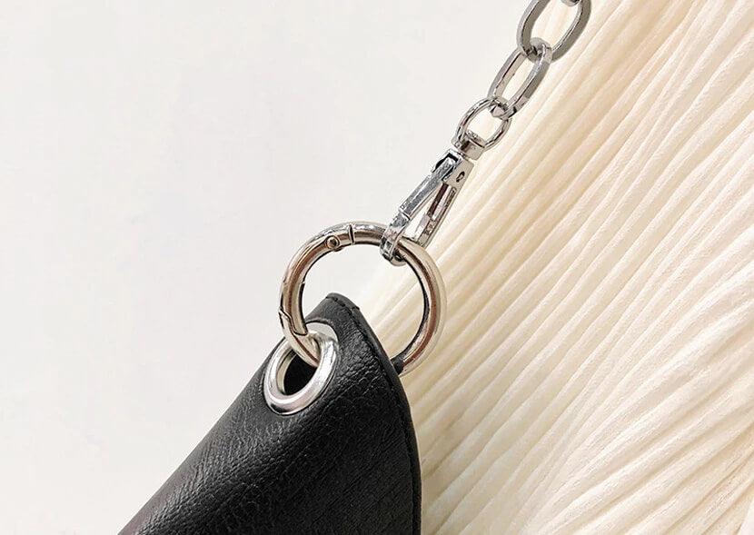 Bolsa de Ombro com Corrente Alure Preto