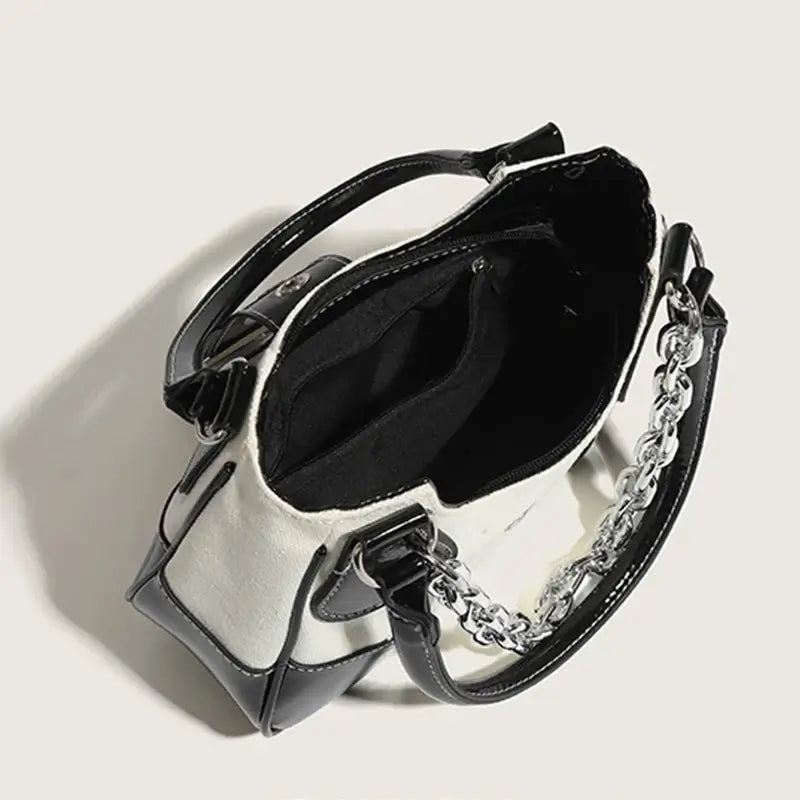 Bolsa de Ombro com Corrente Urvi Branco