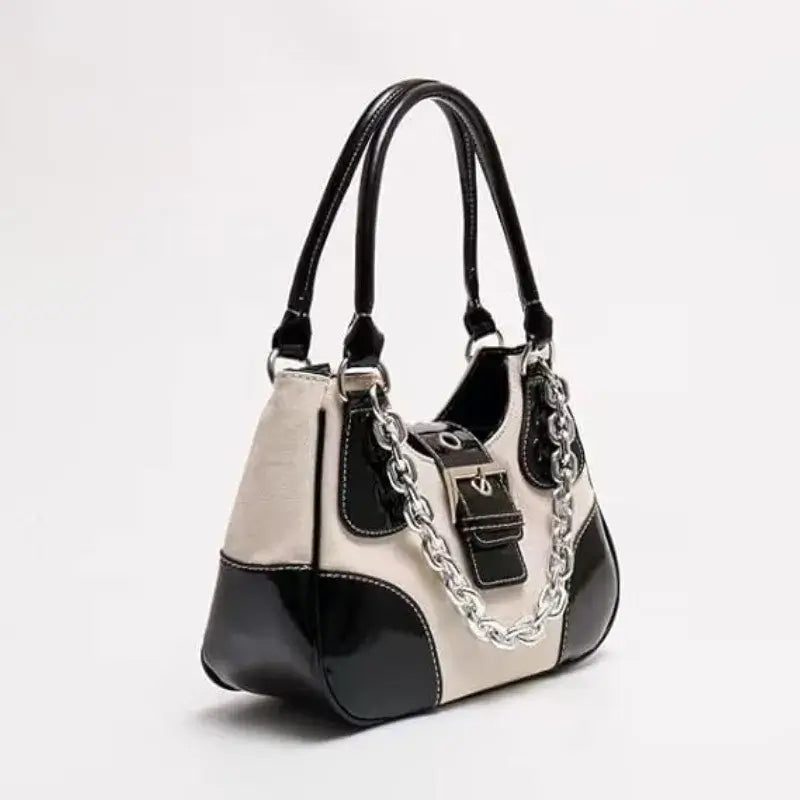 Bolsa de Ombro com Corrente Urvi Branco