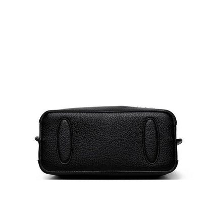 Bolsa de Ombro em Couro Kaidi Preto