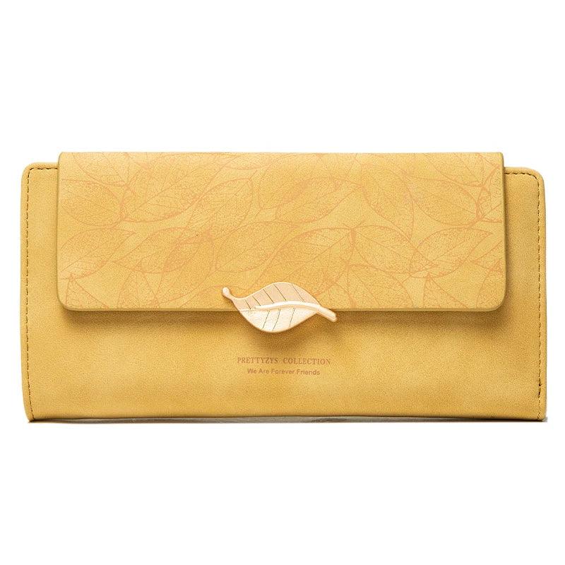 Carteira Feminina Foliage Amarelo