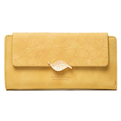 Carteira Feminina Foliage Amarelo