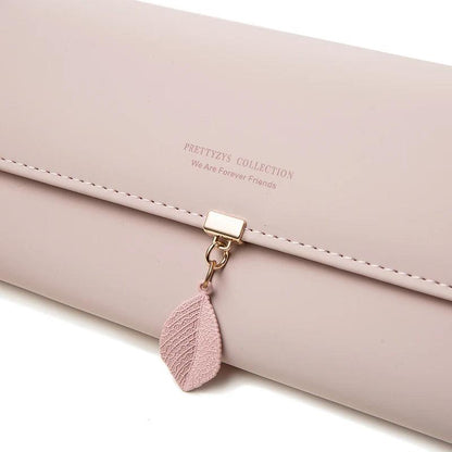 Carteira Feminina de Couro Hena Rosa