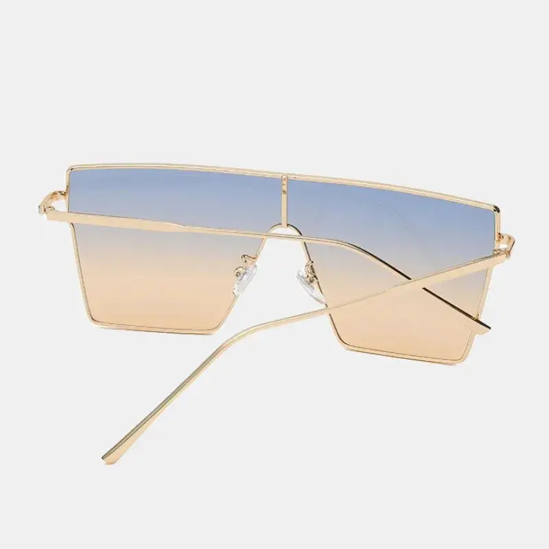 Óculos de Sol Feminino Retangular Atena Azul