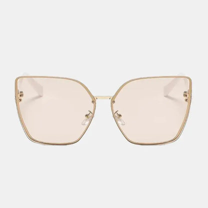 Óculos de Sol Feminino Sem Aro Afrodite Champagne