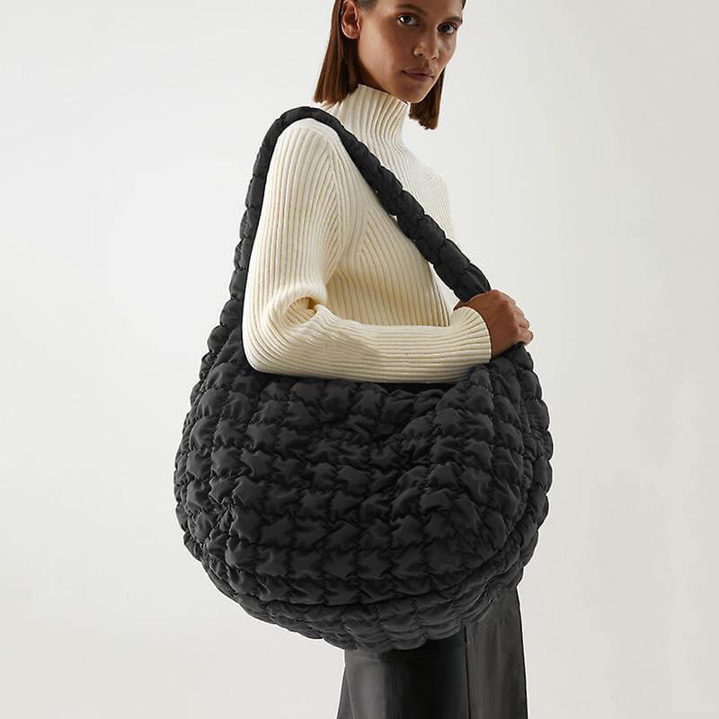 bolsa feminina acolchoada preto