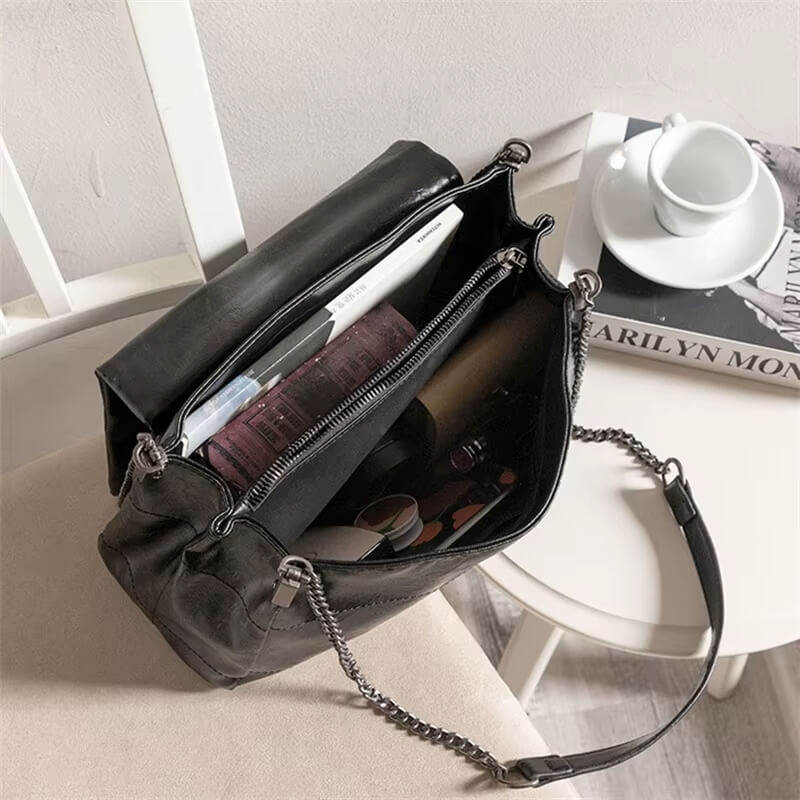 bolsa tiracolo preta molag
