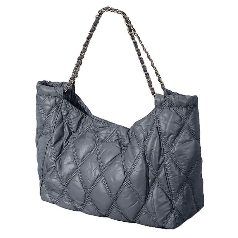 Bolsa Tote Acolchoada Celeste