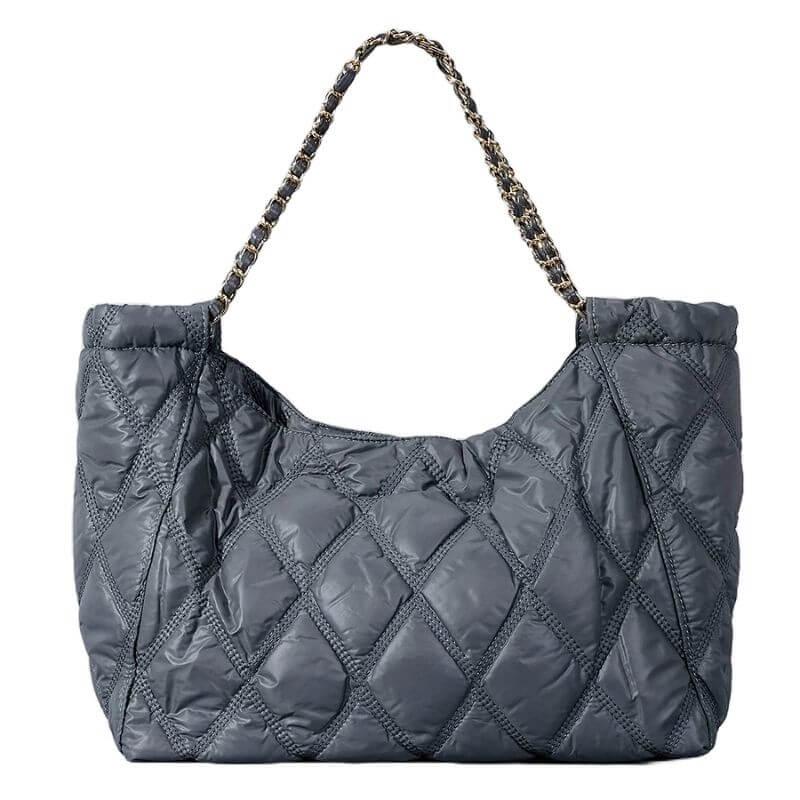 Bolsa Tote Acolchoada Celeste